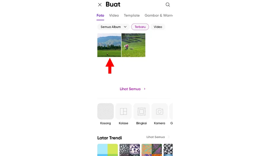 Tambahkan Gambar Ke PicsArt
