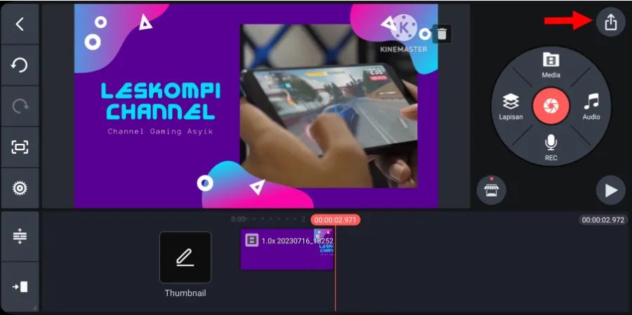 Mengedit Video Kinemaster