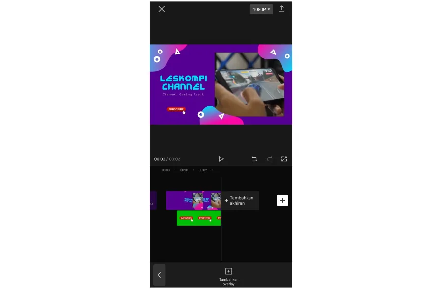 Cek Hasil Overlay