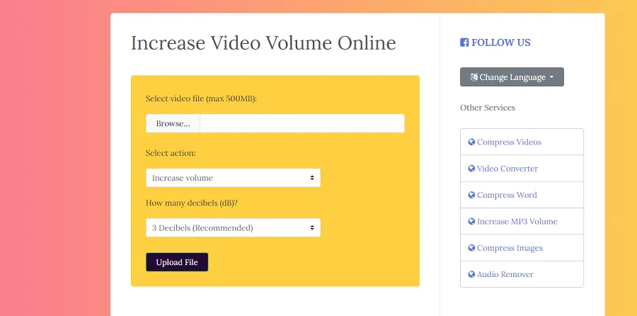 Memperbesar Suara Video Secara Online