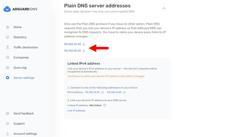 DNS Adguard PC