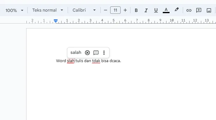 Perbaiki Typo di Word