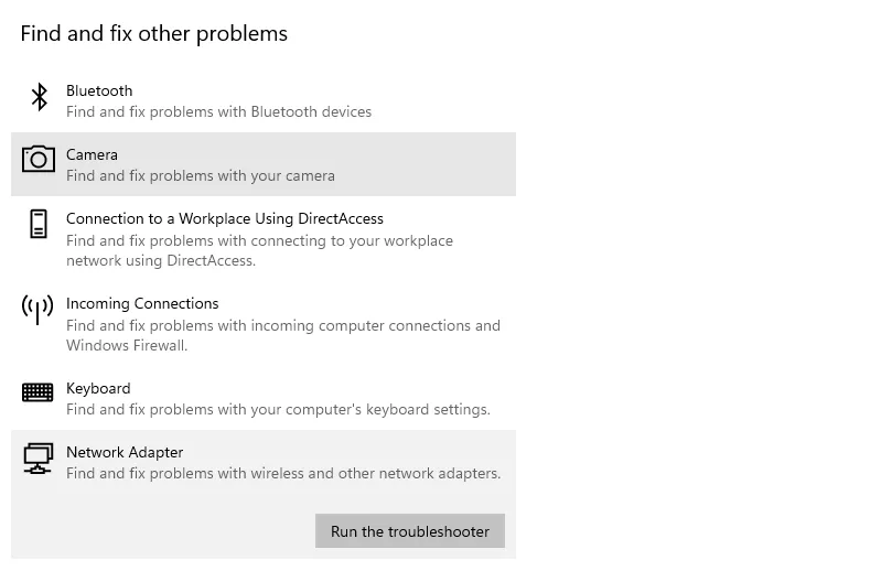 Jalankan Troubleshooter WiFi