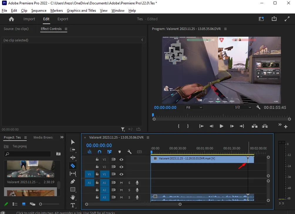 Pilih Akhir Durasi Video
