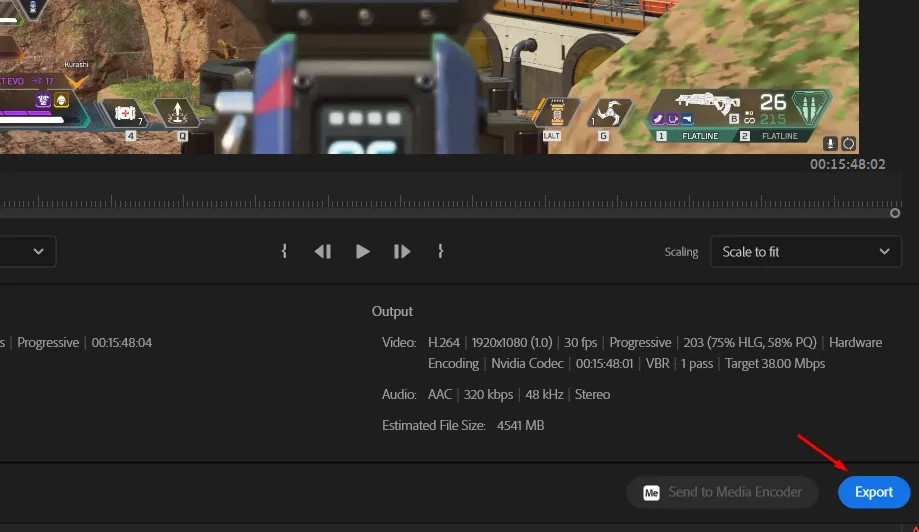 Export Premiere