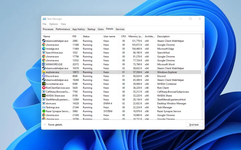 Solusi Explorer Hilang Karena End Task